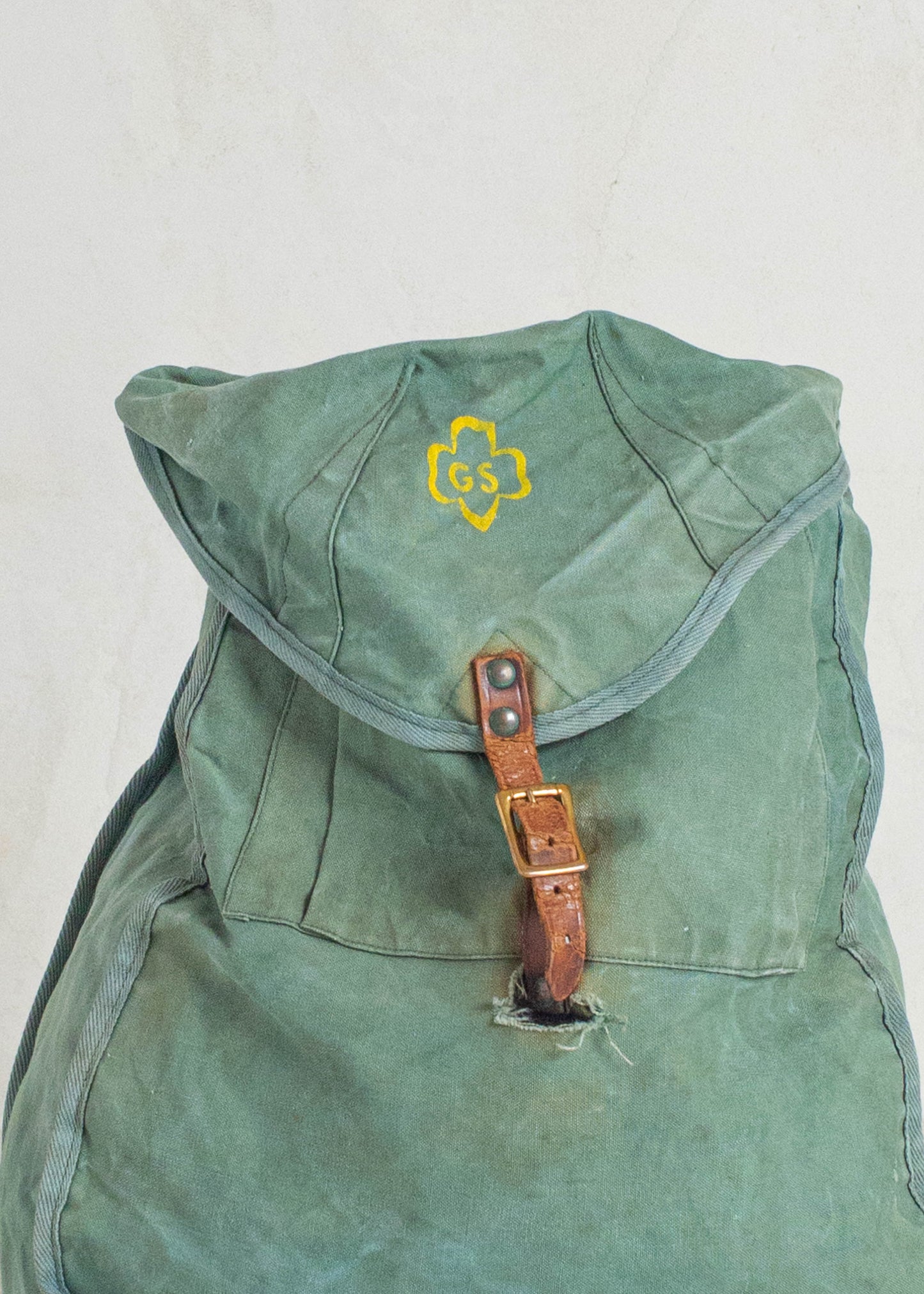 Vintage Girl Scouts of America Canvas Backpack