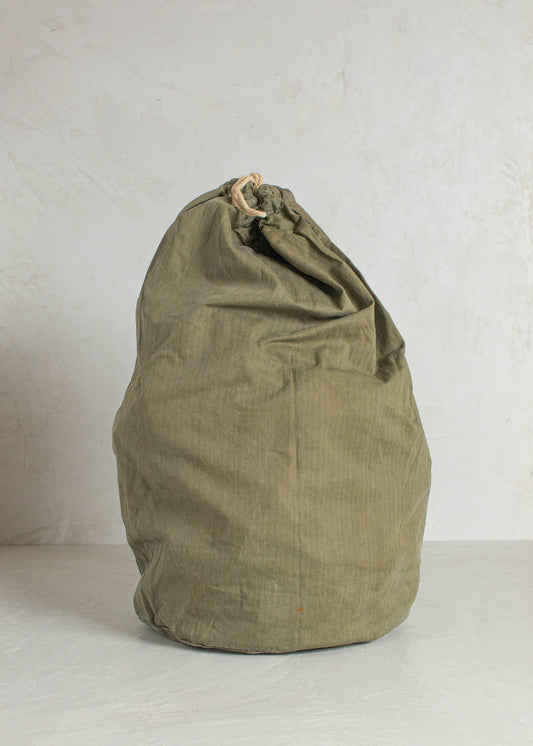 Vintage Herringbone Twill Military Laundry Bag