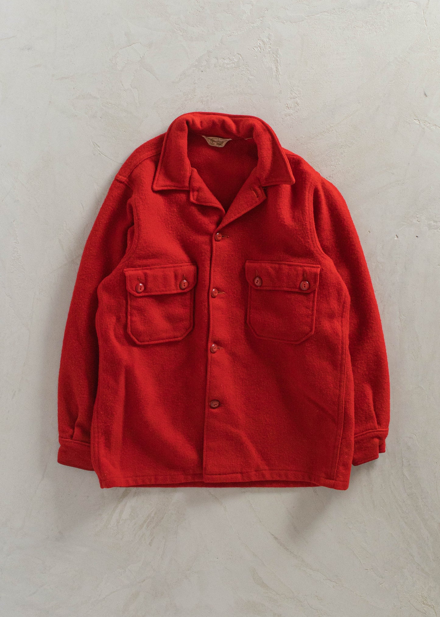 1960s Boy Scouts of America Flannel Jacket Size M/L