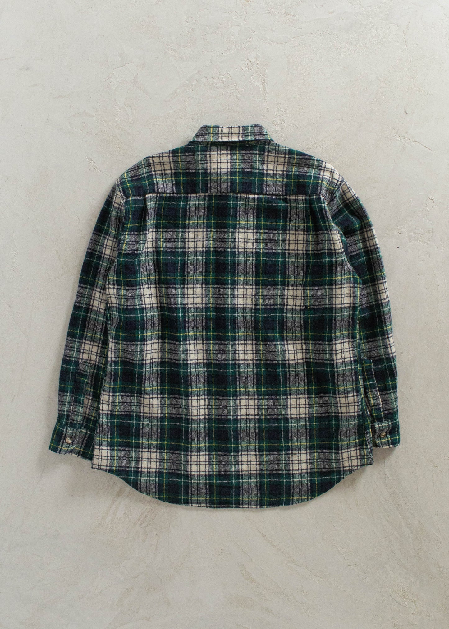 1990s Peter Hankins Wool Flannel Button Up Shirt Size L/XL