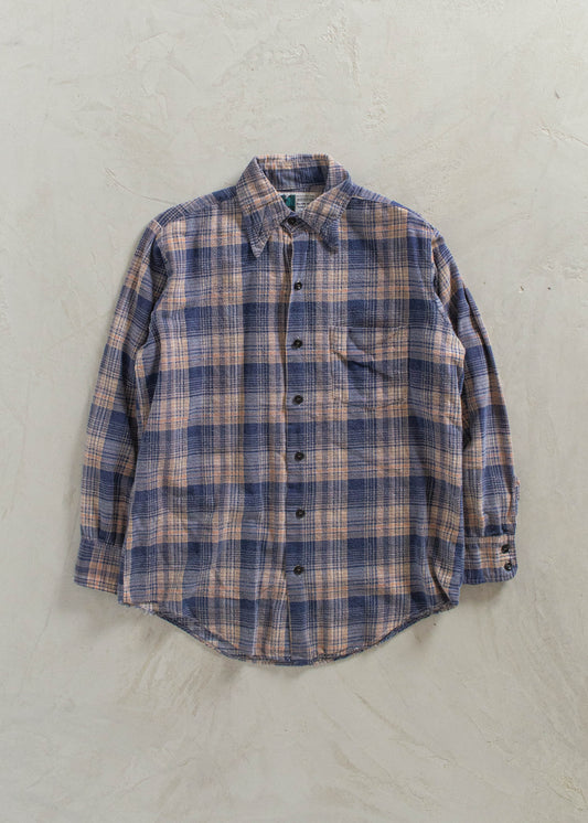 Vintage 1990s Cotton Flannel Button Up Shirt Size XS/S