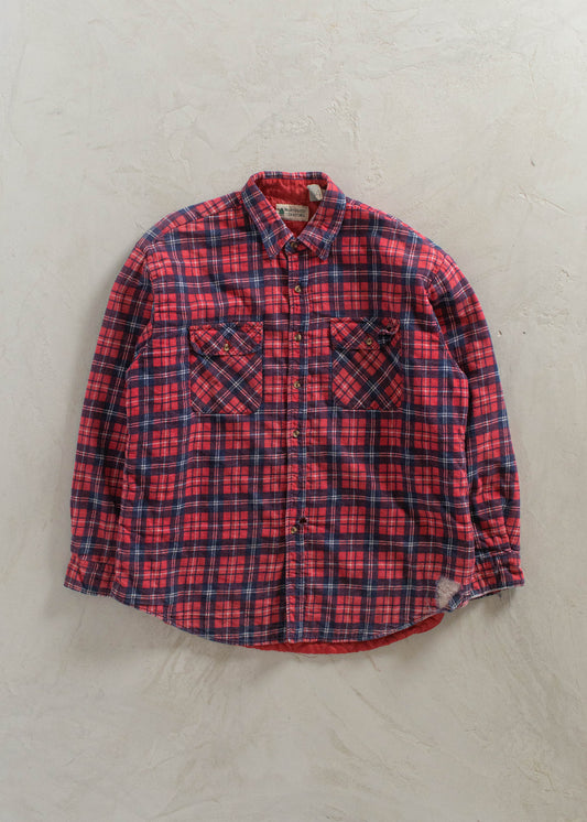 Vintage 1990s Padded Cotton Flannel Jacket Size XL/2XL