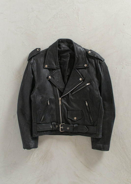 1980s Leather Moto Perfecto Jacket Size M/L