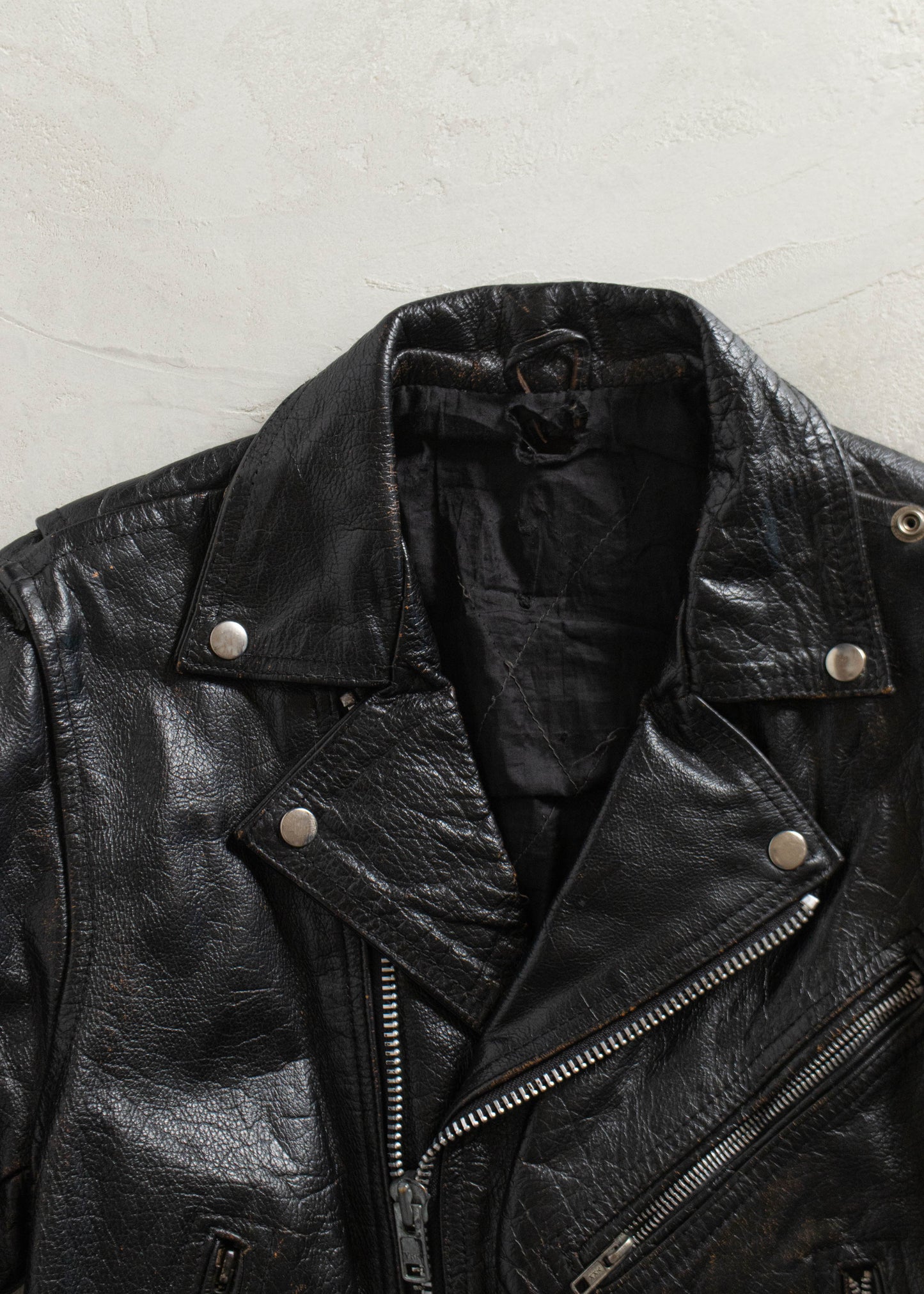 1980s Leather Moto Perfecto Jacket Size S/M