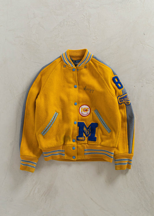 Vintage 1980s Holloway Varsity Letterman Jacket Size XS/S