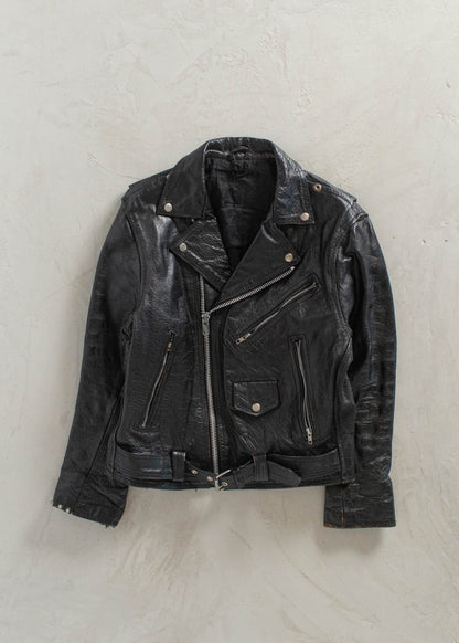 1980s Leather Moto Perfecto Jacket Size S/M