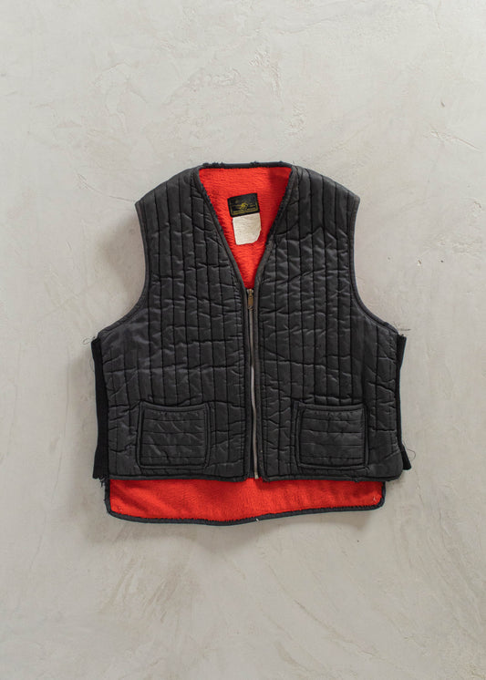 1980s Stratford Nylon Sherpa Lined Vest Size M/L