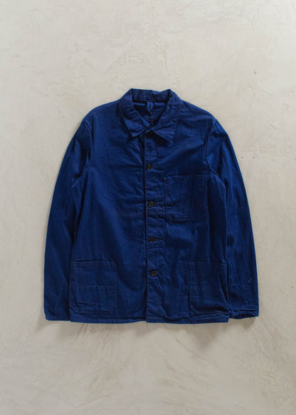 1980s Bleu de Travail European Workwear Chore Jacket Size M/L