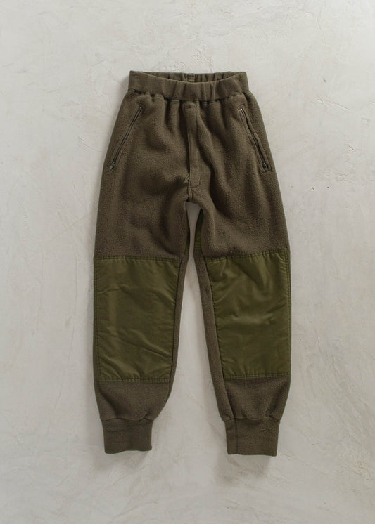 1990s Military Combat Polar Fleece Sweatpants Size 2XS/XS