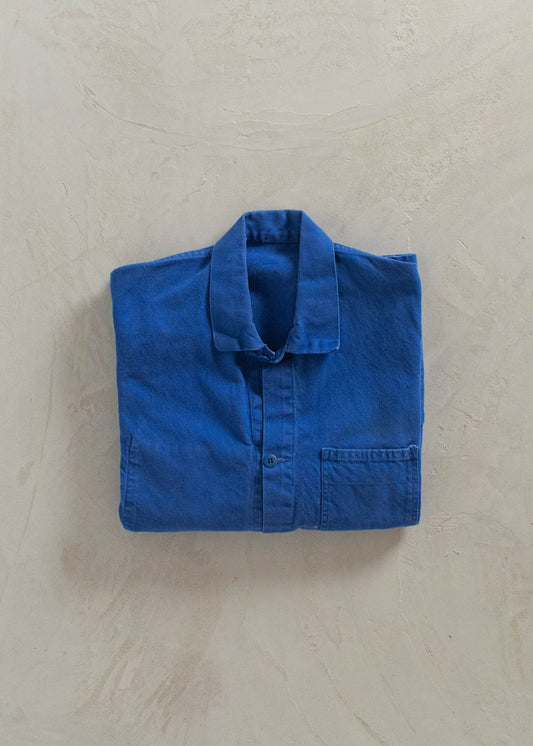 1980s Bleu de Travail French Workwear Chore Jacket Size S/M