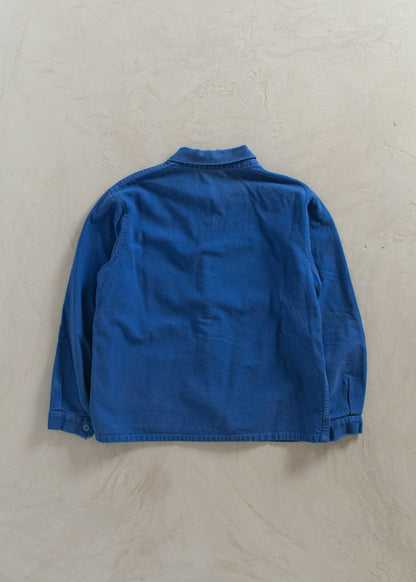 1980s Bleu de Travail French Workwear Chore Jacket Size S/M