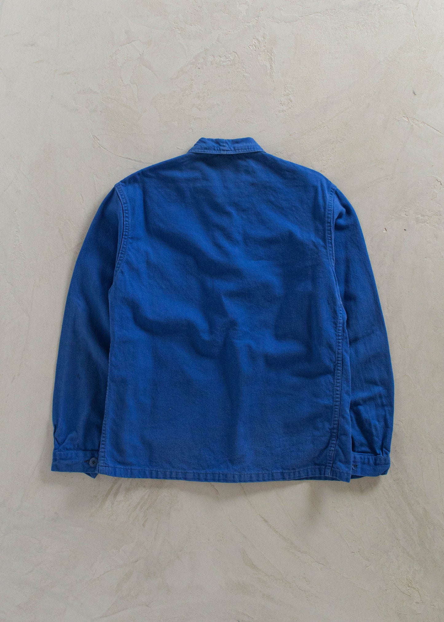 1980s Bleu de Travail French Workwear Chore Jacket Size S/M