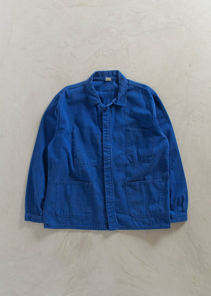 1980s Bleu de Travail French Workwear Chore Jacket Size XL/2XL