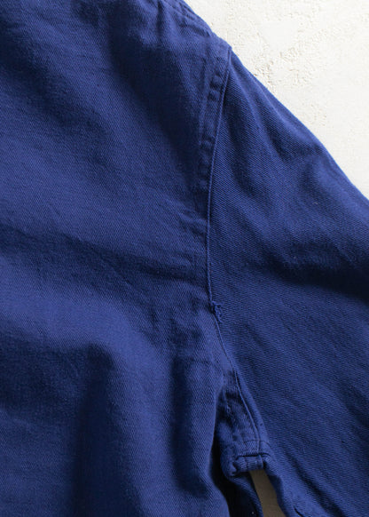 Vintage 1980s Bleu de Travail European Workwear Chore Jacket Size M/L