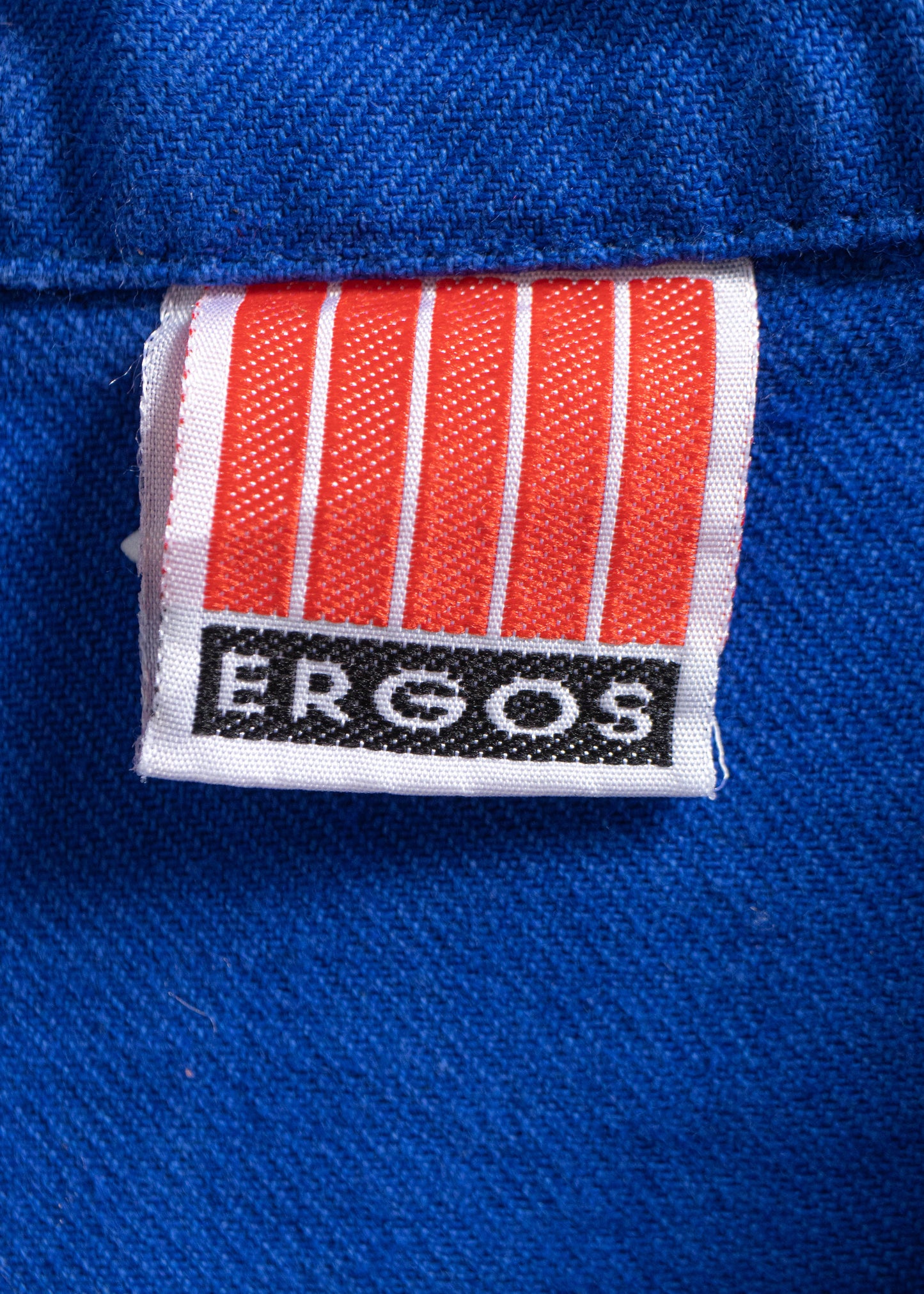 Vintage 1980s Ergos Bleu de Travail French Workwear Chore Jacket Size M/L