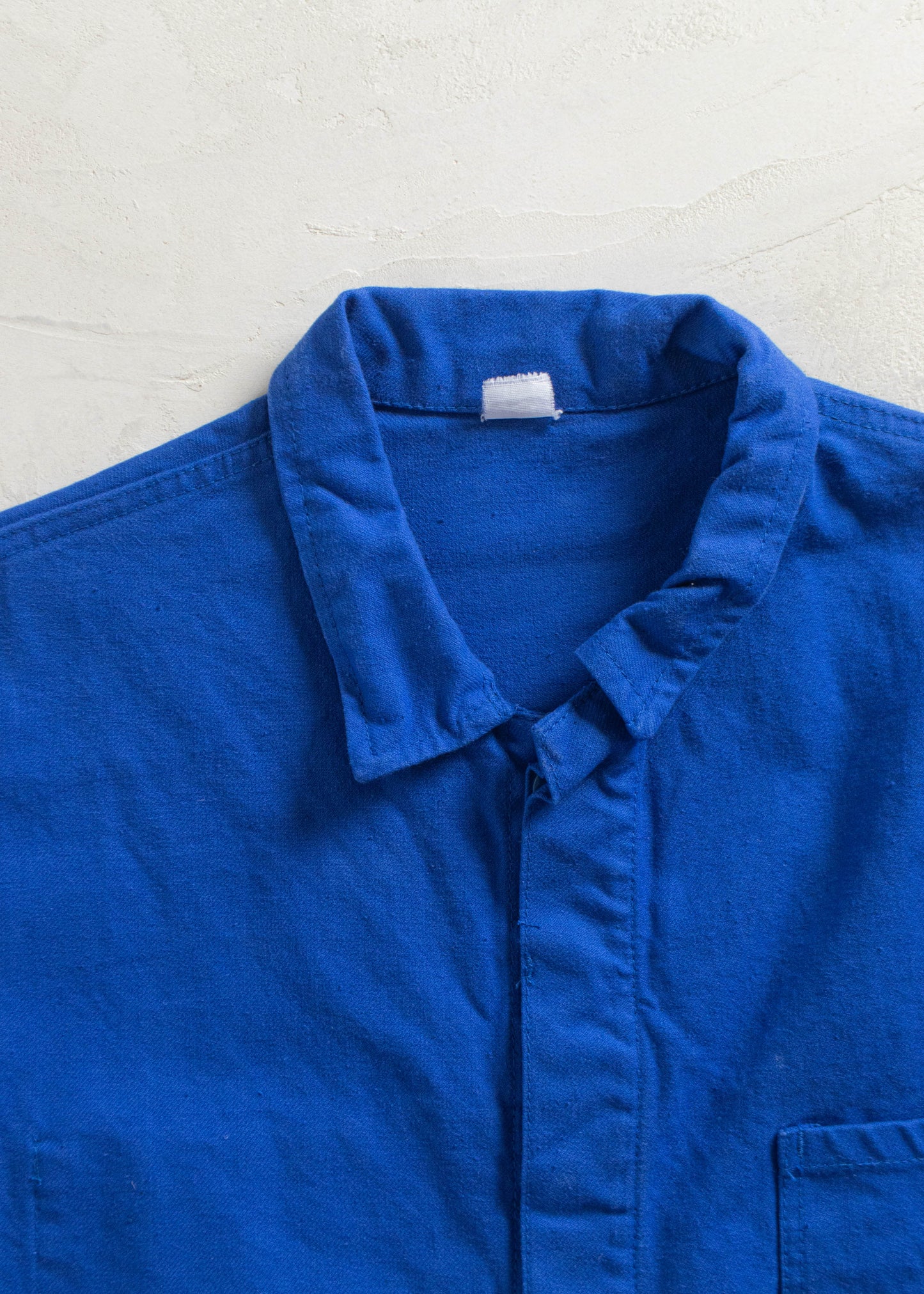 Vintage 1980s Bleu de Travail French Workwear Chore Jacket Size XL/2XL