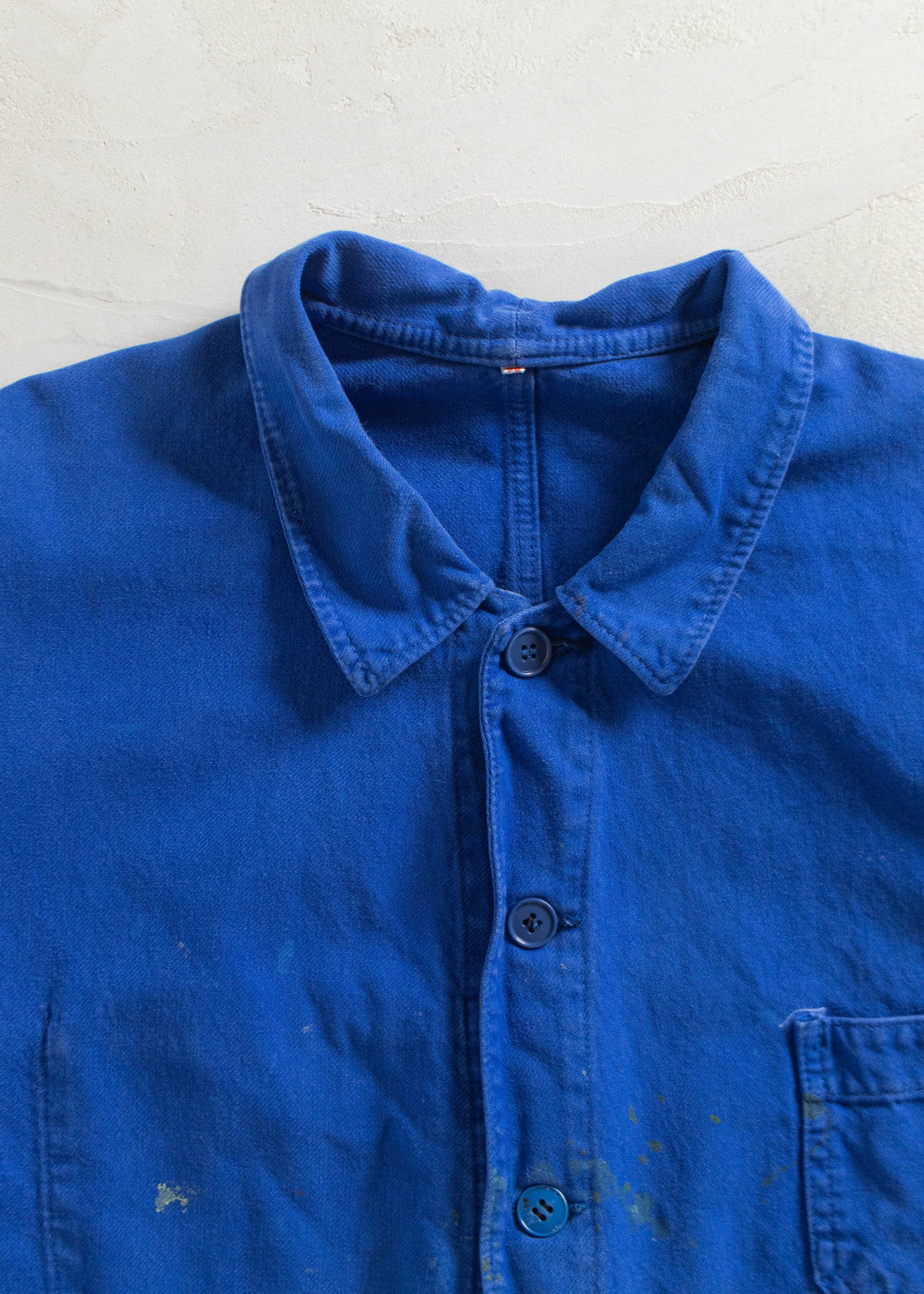 1980s Bleu de Travail French Workwear Chore Jacket Size XL/2XL