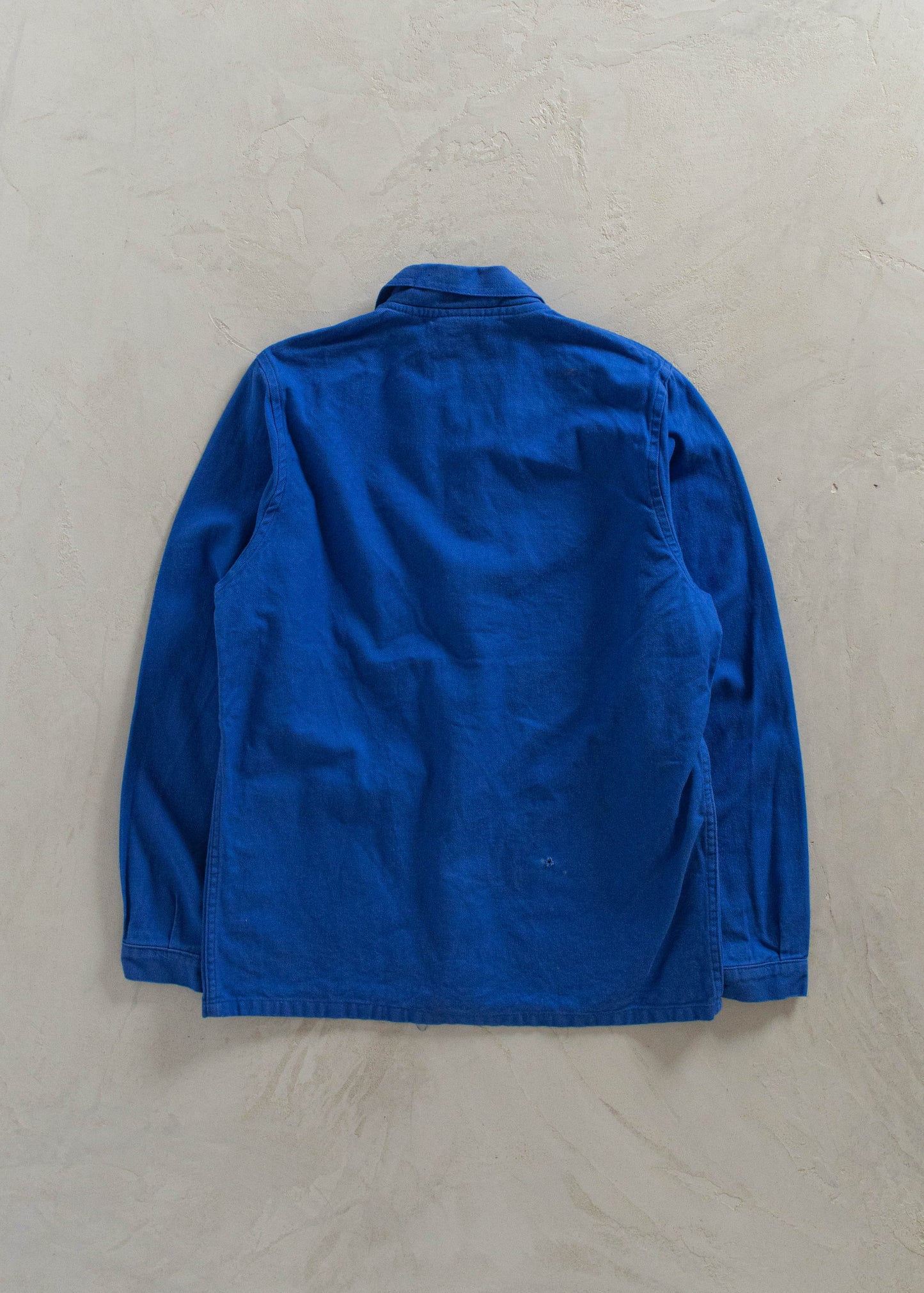 1980s Charvet Bleu de Travail European Workwear Chore Jacket Size M/L