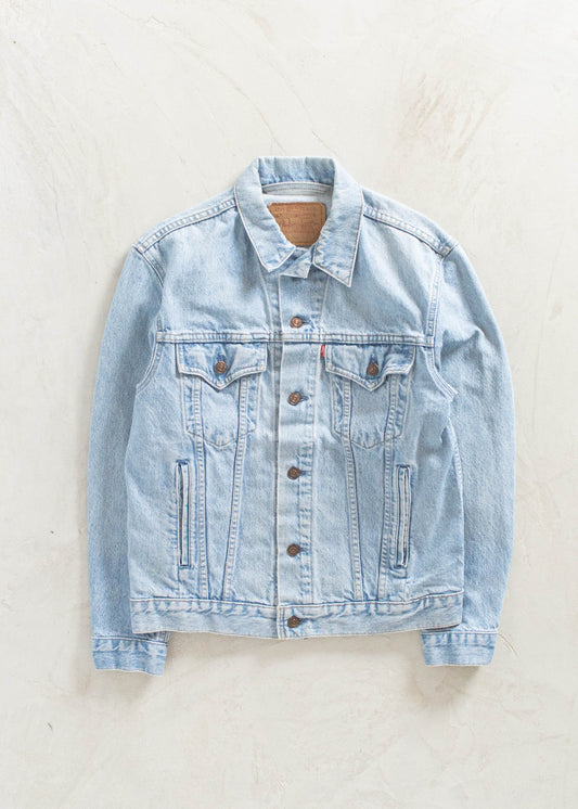 Vintage 1980s Levi's Type III Trucker Denim Jacket Size S/M