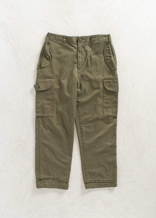 Vintage Military Issue Cargo Pants Size Women's 29 Men's 32