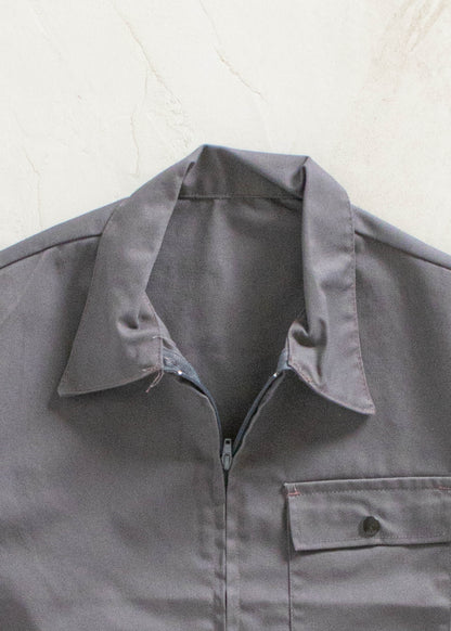 Vintage 1980s Cotton Twill Gas Jacket Size L/XL