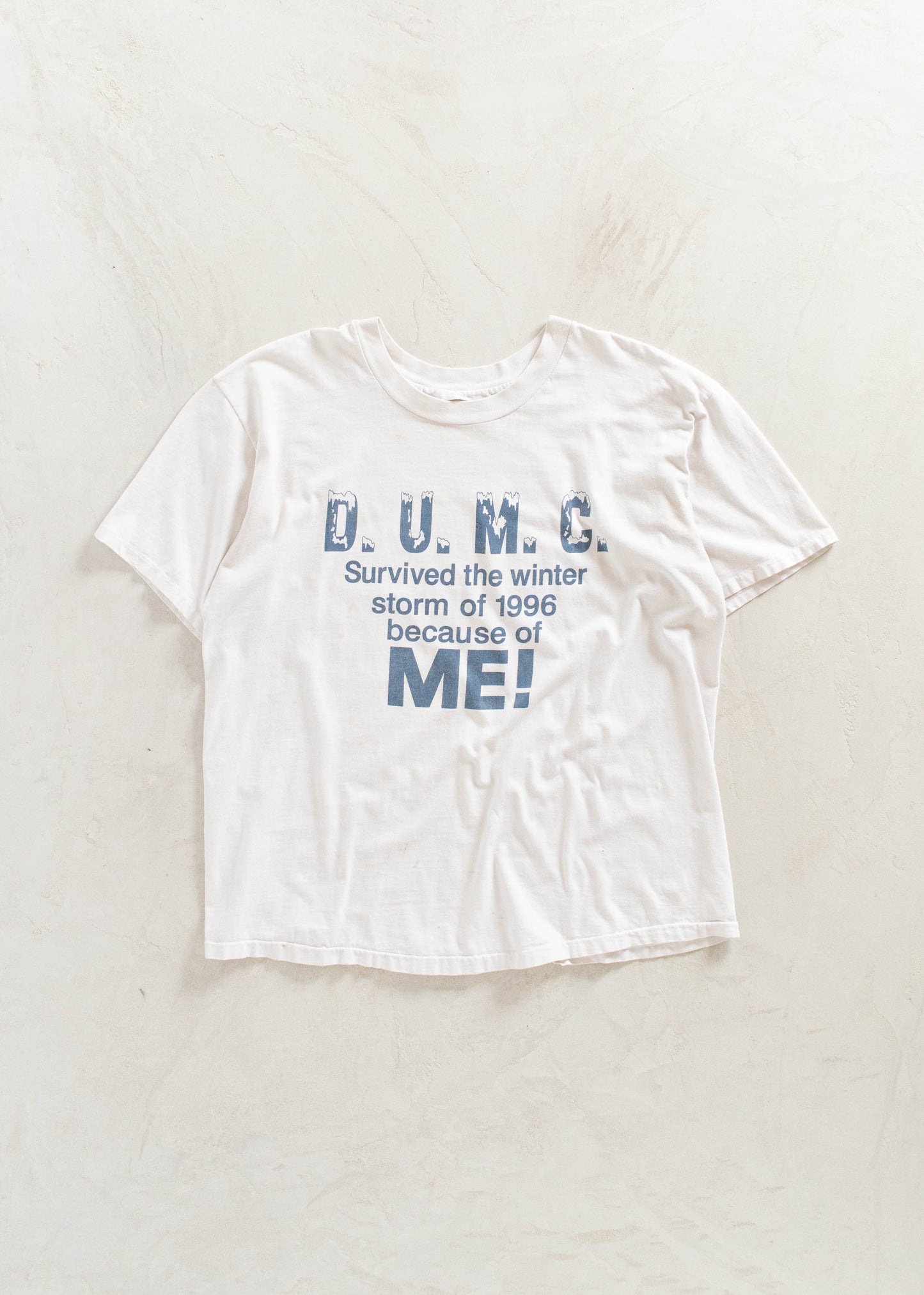 Vintage 1990s D.U.M.C Survived The Winter Storm T-Shirt Size XL/2XL