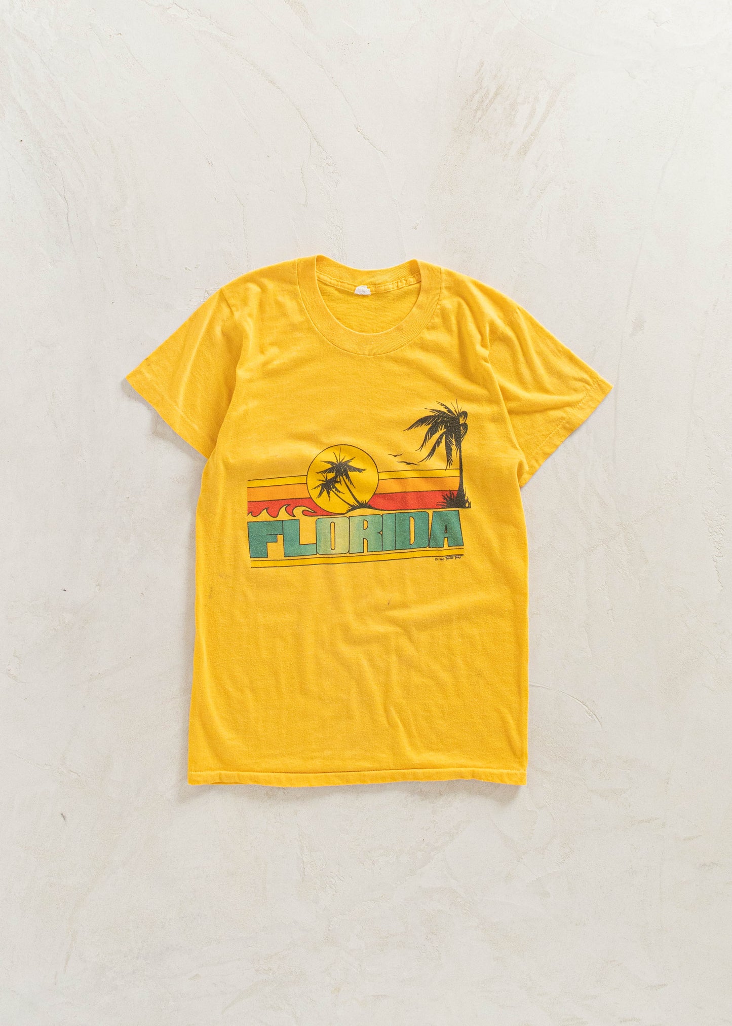 Vintage 1980s Florida Souvenir T-Shirt Size XS/S