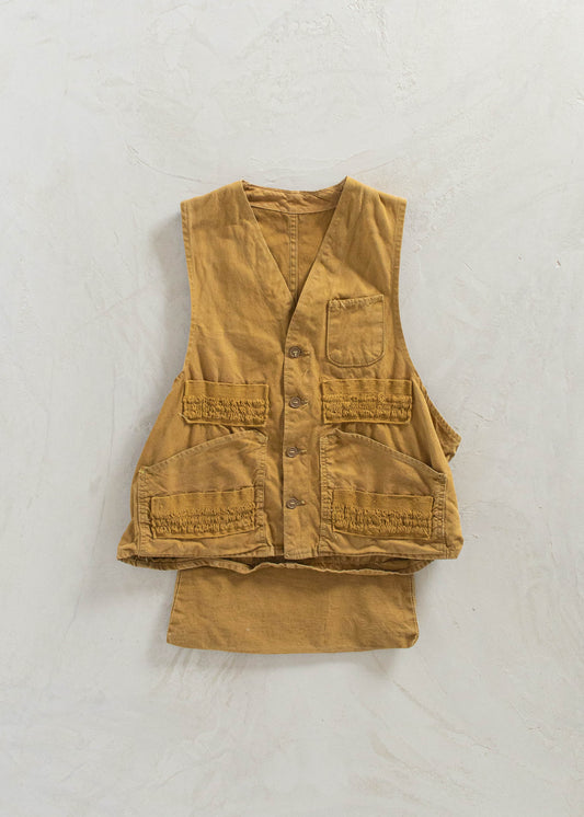 Vintage 1970s Hunting Vest Size S/M