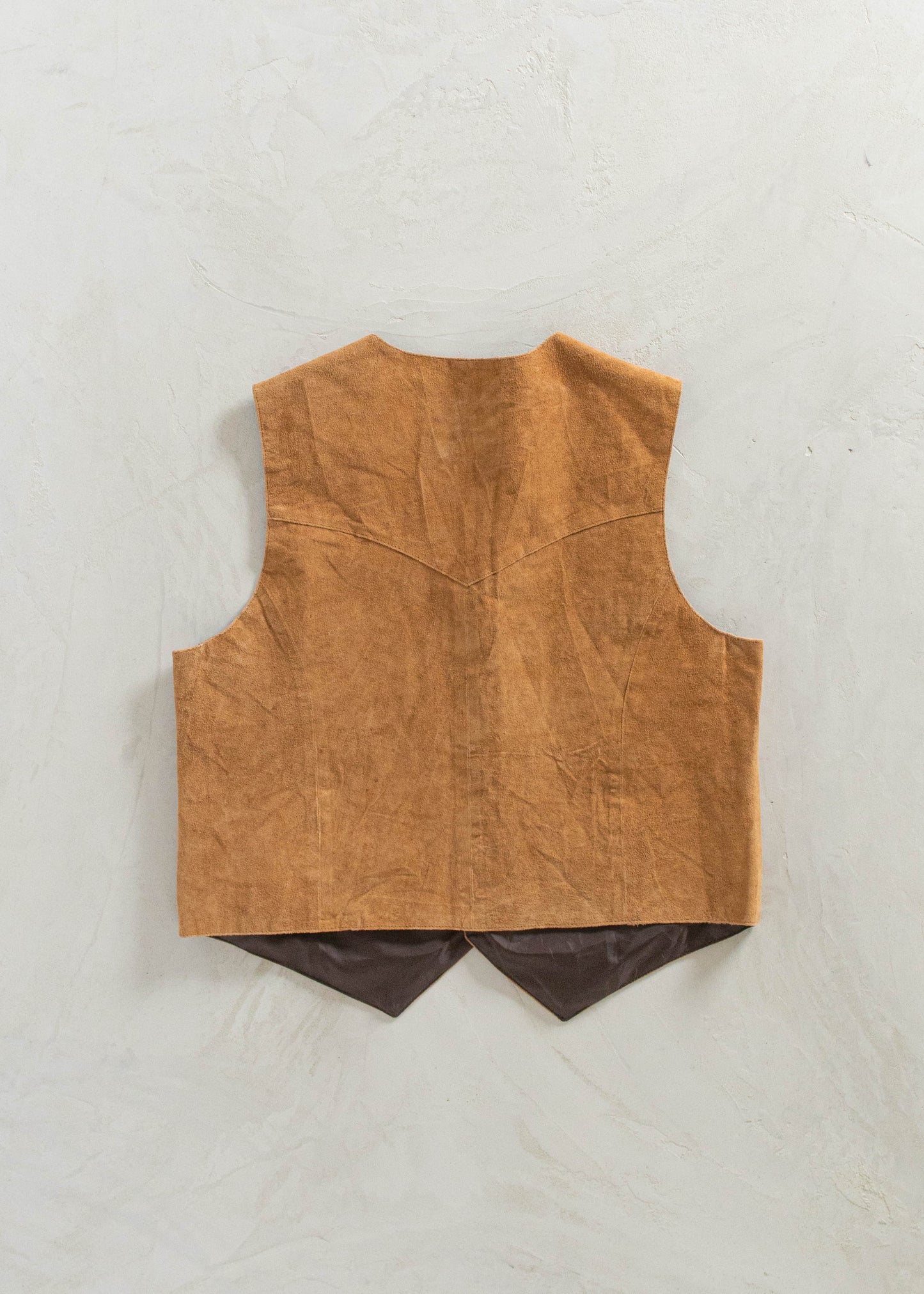 Vintage 1970s Suede Vest Size L/XL