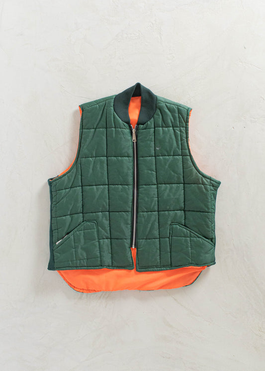 Vintage 1980s Nikaldi Reversible Nylon Vest Size L/XL