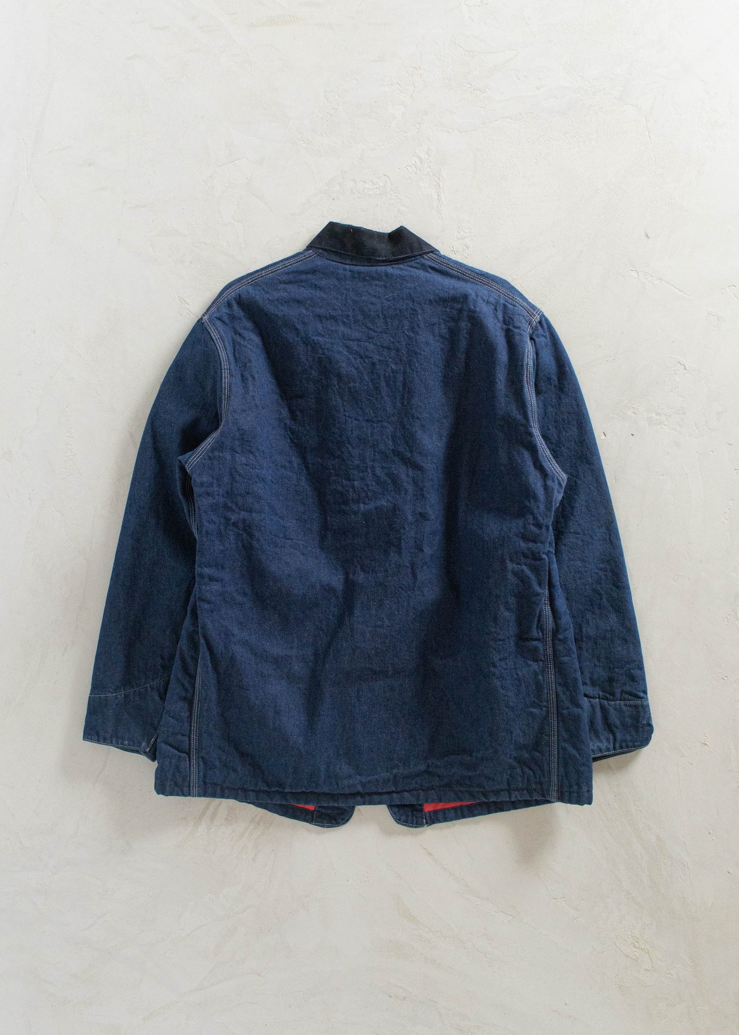 1980s Oshkosh Quilted Lined Denim Chore Jacket Size L/XL