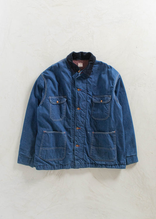 Vintage 1960s Big Mac Penneys Denim Chore Coat Size XL/2XL