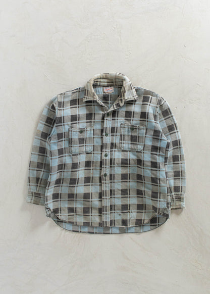 1980s Champion Cotton Flannel Button Up Shirt Size M/L