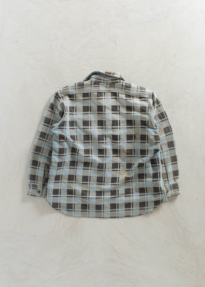 1980s Champion Cotton Flannel Button Up Shirt Size M/L