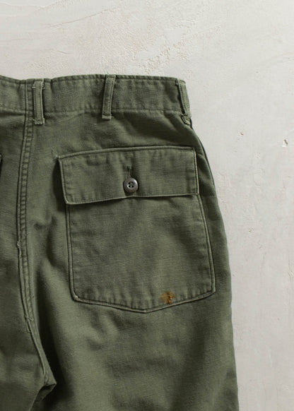 1970s OG 107 Type I Fatigue Pants Size Women's 27 Men's 30