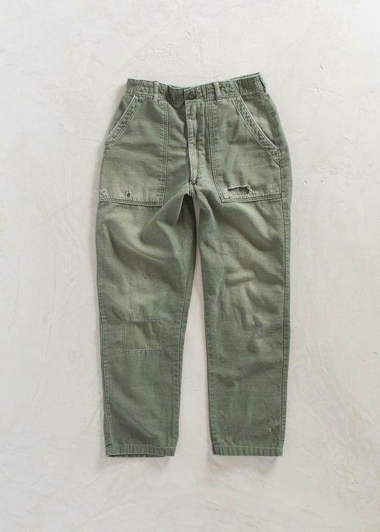 1970s OG 107 Type I Fatigue Pants Size Women's 27 Men's 30