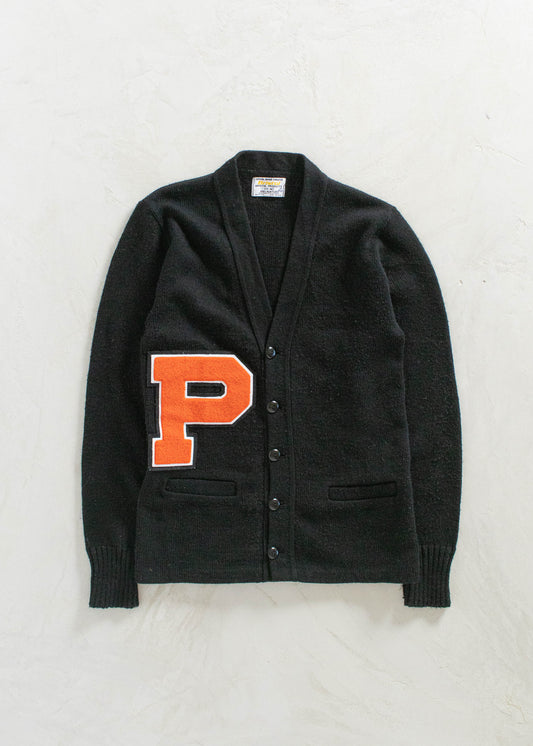 Vintage 1960s Bristol Varsity Letterman Cardigan Size S/M