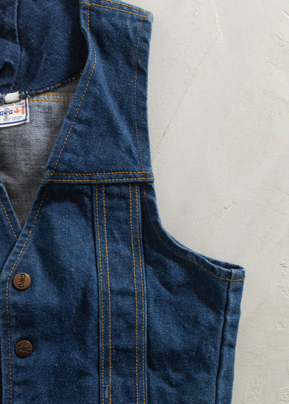 1970s GWG Denim Vest Size 2XS/XS