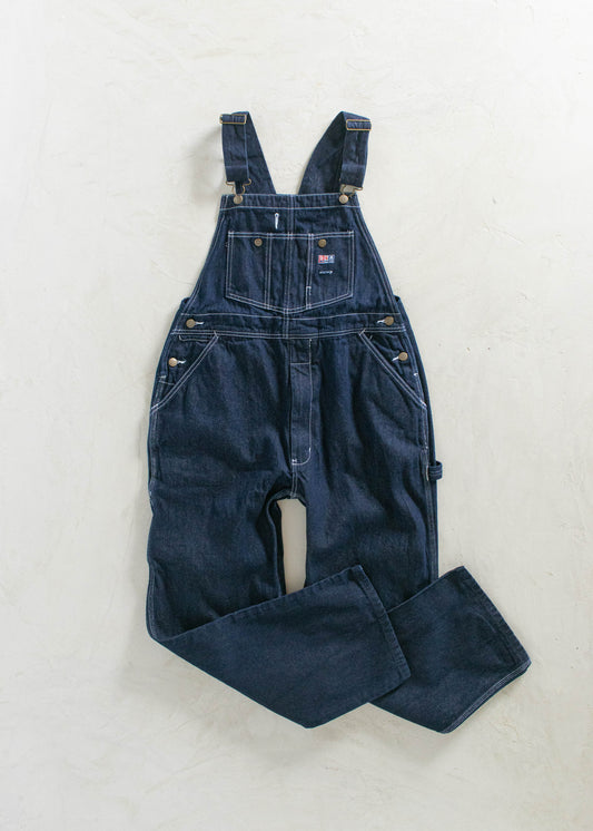 1980s USA Works Deadstock Denim Overall Size L/XL