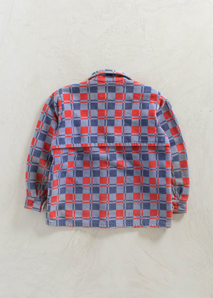 1980s Champion Cotton Flannel Button Up Shirt Size XS/S