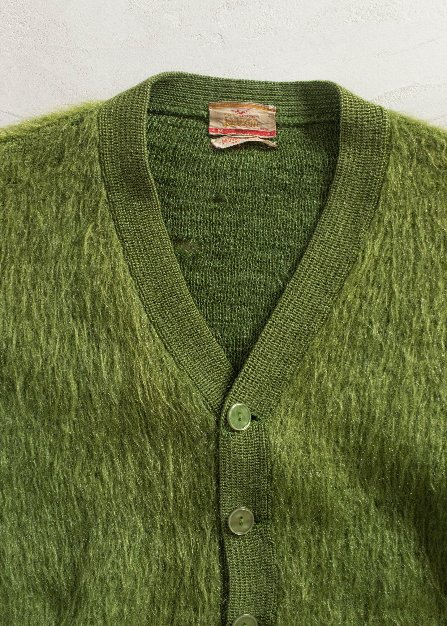 1960s Jantzen Mohair Wool Cardigan Size M/L