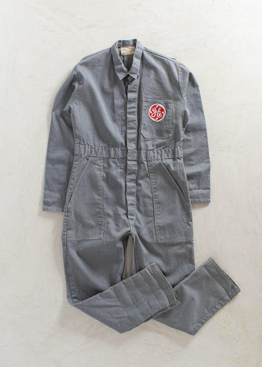 Vintage 1970s General Electric Coveralls Size L/XL