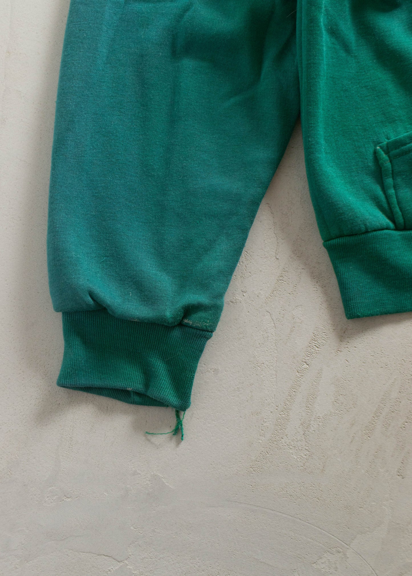 Vintage 1990s Thermal Lined Zip Up Hoodie Size L/XL