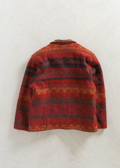 1970s Woolrich Geometric Pattern Wool Jacket Size M/L