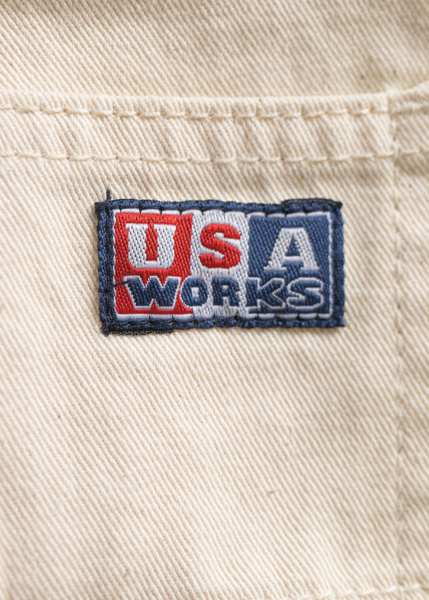 1980s USA Works Deadstock Painter Pants Size Women's 33 Men's 36