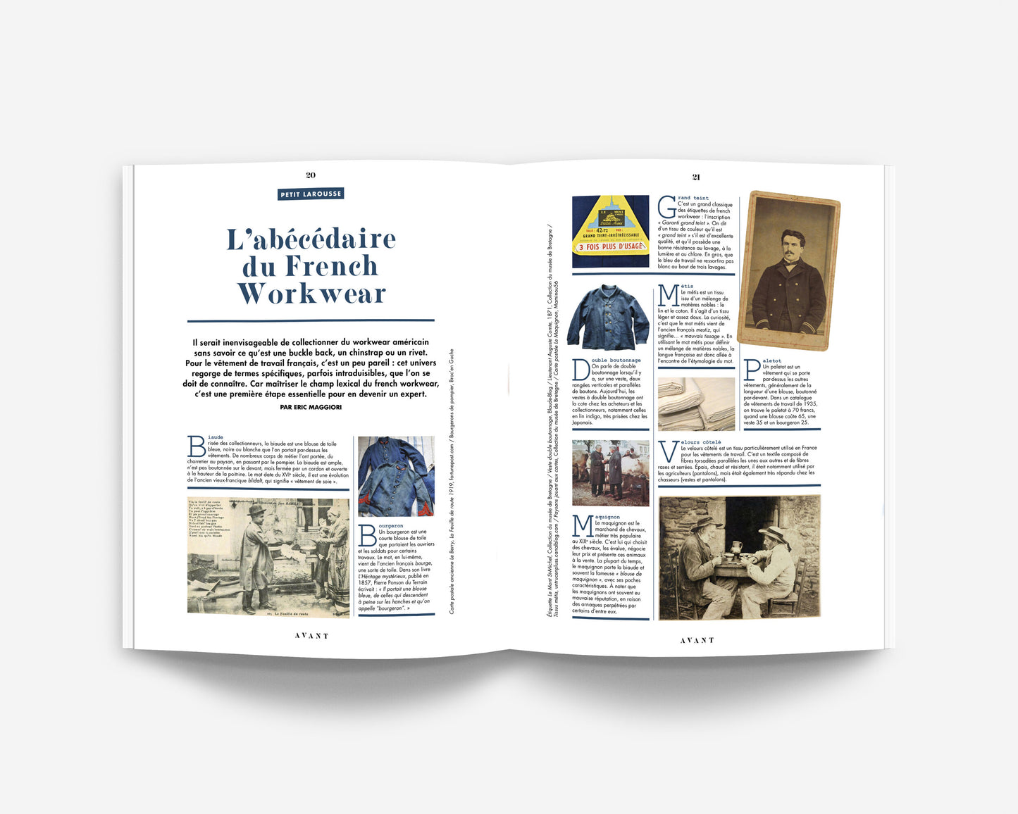 AVANT Magazine Volume 3 — An Anthology of French Workwear