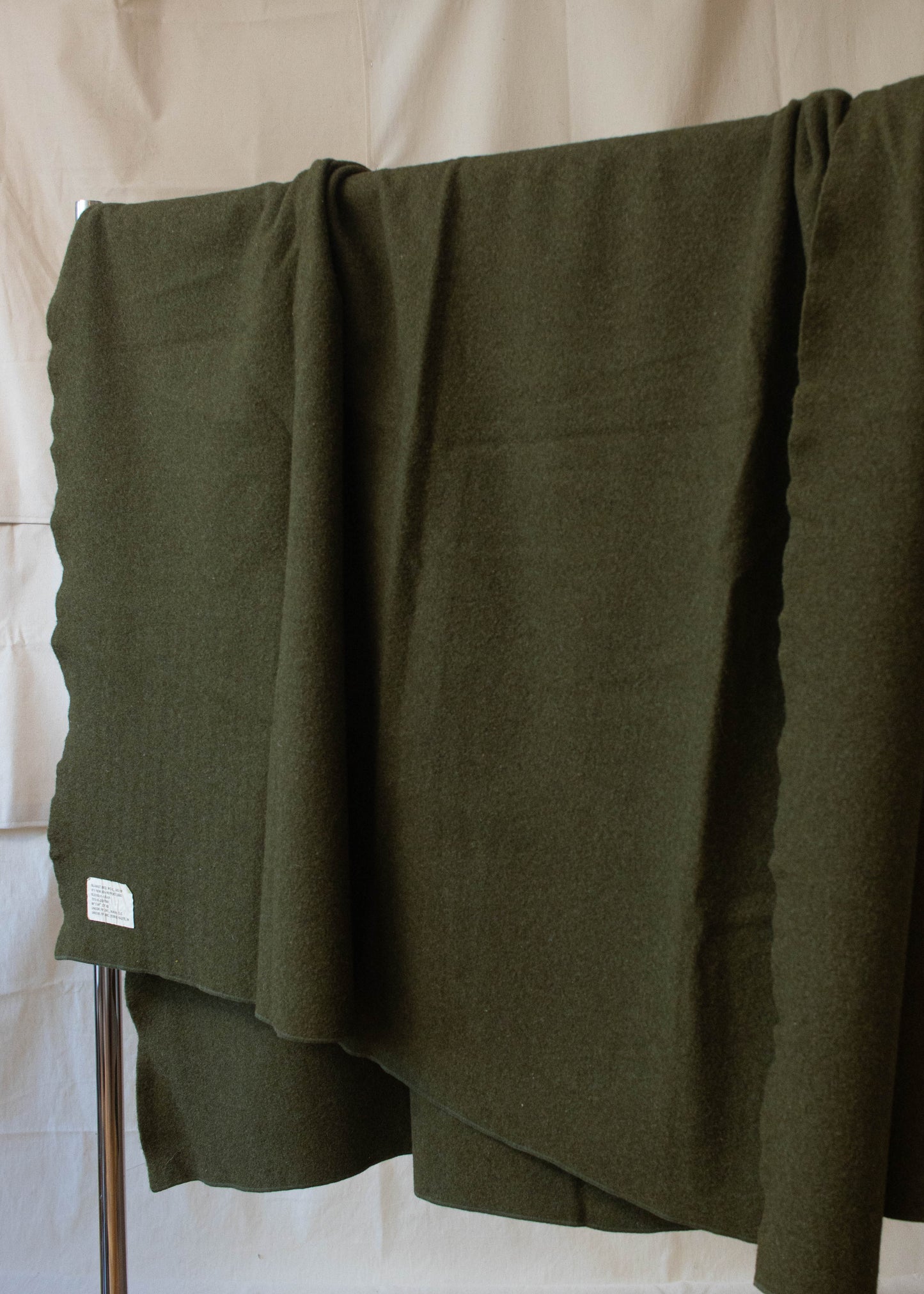 Vintage OG118 Military Wool Blanket Size Twin