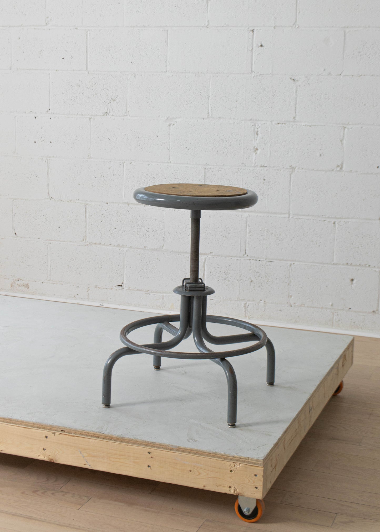 Vintage 1960s/1970s Croydon Industrial Metal Stool