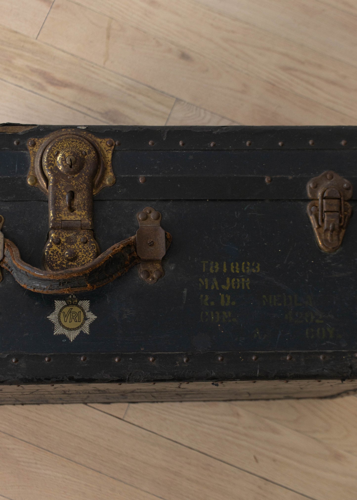 1920s The Royal Canadian Regiment Metal Trunk