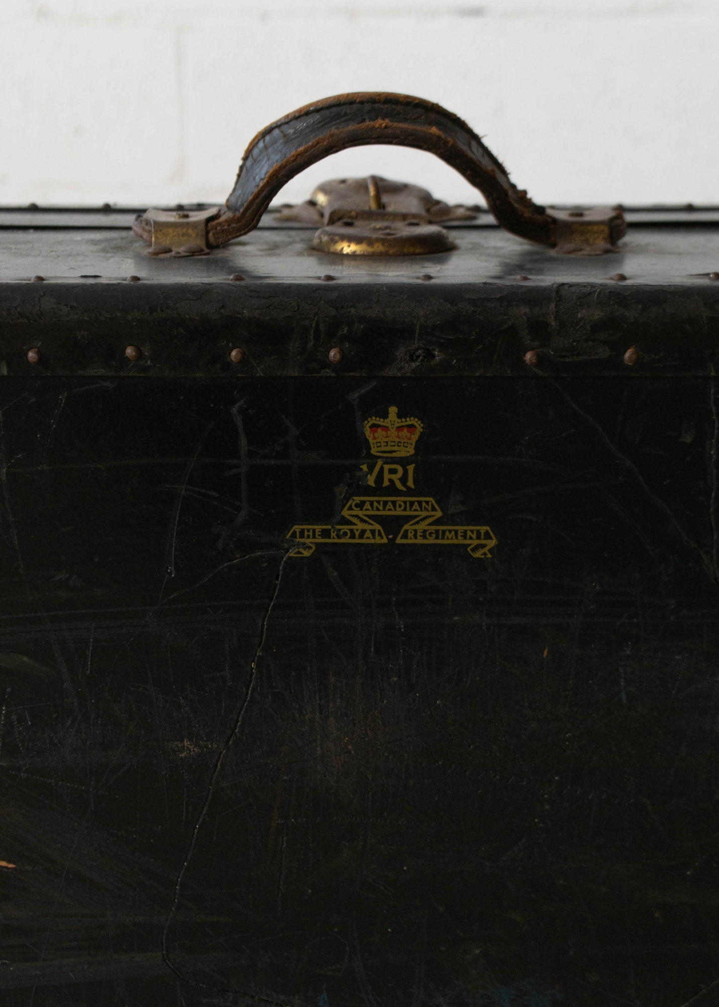 1920s The Royal Canadian Regiment Metal Trunk